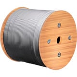 goobay Patchkabel CAT6a S/FTP grau, 305 Meter, ohne Stecker