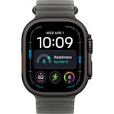 Apple Watch Ultra 4, Smartwatch Titan schwarz, 49 mm, Ocean Armband schwarz, Cellular