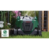 Bosch Heimwerken & Garten Akku-Rasenmäher AdvancedRotak 36V-44-750, 36Volt grün/schwarz, Li-Ionen Akku 4,0Ah, POWER FOR ALL