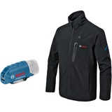 Bosch Professional Heat+Jacket GHJ 12+18V Solo Größe M, Arbeitskleidung schwarz, ohne Akku und Ladegerät