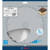 Bosch Professional PRO Wood cordless Kreissägeblatt, Ø 254mm, 24Z Bohrung 30mm, für Akku-Tischkreissägen