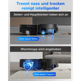 ECOVACS DEEBOT X11 OmniCyclone, Saugroboter schwarz