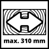 EINHELL Zug-Kapp-und Gehrungssäge TC-SM 2531/2 U, Kapp- und Gehrungssäge rot/schwarz, 1.900 Watt