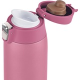 Emsa TRAVEL MUG light Thermobecher rosa, 0,4 Liter, Flip-Deckel