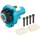 Hazet Druckluft-Stichsäge (9034P-2/2), Set blau/schwarz, Inkl. Zubehör
