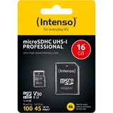 Intenso 16 GB microSDHC, Speicherkarte UHS-I U1, Class 10