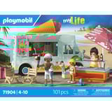 PLAYMOBIL 71904 myLife Ice Cream Truck mit Surfshop, Konstruktionsspielzeug 