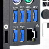 SMARTKEEPER ESSENTIAL USB-A Port Lock (UL03), Einsteckschloss Farbcode Dunkelblau, 10 Stück