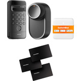 SwitchBot Lock Ultra Vision Combo, Set schwarz