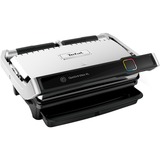 Tefal OptiGrill Elite XL GC760D, digitaler Grillassistent, Kontaktgrill edelstahl (gebürstet)/schwarz, 2.200 Watt