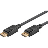 goobay DisplayPort 2.0/2.1 Kabel, 16K @ 60Hz, 80 Gbit/s schwarz, 3 Meter