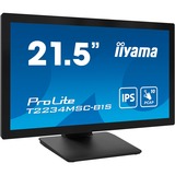 iiyama ProLite T2234MSC-B1S, LED-Monitor 54.6 cm (21.5 Zoll), schwarz (matt), FullHD, IPS, VGA, HDMI, DisplayPort