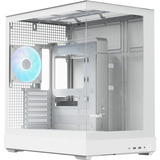 APNX V2-F-WT-v1, Tower-Gehäuse weiß, Tempered Glass x 3
