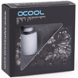 Alphacool Eiszapfen Verlängerung 20mm G1/4 AG auf G1/4 IG - White weiß, für weiche Schläuche (PVC, Silikon, Neoprene)