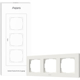 Aqara Switch Frame H2 EU (3-Gang), Einbaurahmen weiß, 3-Fach-Rahmen