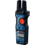 Bosch Offene Strommesszange GFM 1000-15, Messgerät blau/schwarz, 2x Batterien, Tasche