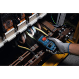 Bosch Offene Strommesszange GFM 1000-15, Messgerät blau/schwarz, 2x Batterien, Tasche