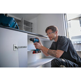 Bosch Professional 18V Profi-Set Bohrhammer GBH 18V-22 + Bohrschrauber GSR 18V-45 blau/schwarz, 2x Li-Ionen Akku 4,0Ah, Hammerbohrer- und Bit-Set, Werkzeugtasche