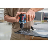 Bosch Professional Akku-Bohrschrauber GSR 12V-32 Professional, 12Volt blau/schwarz, 2x Li-Ionen Akku 2,0Ah, 24-teiliges Zubehör-Set, Werkzeugtasche