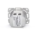 Digitus CAT.6A Datenanschlussdose, Unterputz, geschirmt, 2x RJ-45 LSA weiß, Klasse EA, vertikale Kabelinstallation