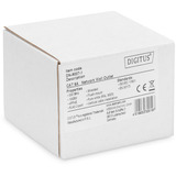 Digitus CAT.6A Datenanschlussdose, Unterputz, geschirmt, 2x RJ-45 LSA weiß, Klasse EA, vertikale Kabelinstallation