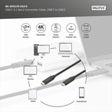 Digitus USB 3.2 Gen 2 Anschlusskabel USB-C > USB-C schwarz, 1 Meter, PD, Laden mit bis zu 100 Watt