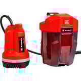 EINHELL Power X-Change Akku-Klarwasserpumpe GE-PP 18 RB Li-Solo, 18Volt, Tauch- / Druckpumpe rot/schwarz, ohne Akku und Ladegerät