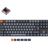 Keychron K1 SE, Gaming-Tastatur schwarz/grau, DE-Layout, Keychron Low Profile Optical Brown, Hot-Swap