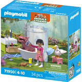 PLAYMOBIL 71950 Animals & Friends: Tierischer Badespaß, Konstruktionsspielzeug 