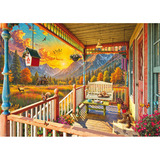 Schmidt Spiele Bergland-Veranda, Puzzle 1000 Teile