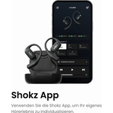 Shokz OpenFit, Kopfhörer schwarz, Bluetooth, USB-C