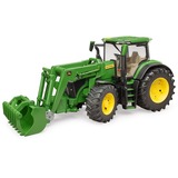 bruder John Deere 7R 350 mit Frontlader, Modellfahrzeug grün