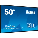 iiyama ProLite LH5054UHS-B1AG, Public Display schwarz (matt), UltraHD/4K, VA, Lautsprecher