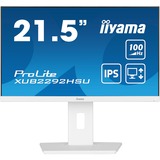 iiyama ProLite XUB2292HSU-W6, LED-Monitor 55 cm (22 Zoll), weiß (matt), FullHD, IPS, AMD Free-Sync, 100Hz Panel