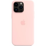Apple Silikon Case mit MagSafe, Handyhülle rosa, Kalkrosa, iPhone 14 Pro Max