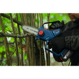 Bosch Akku-Astsäge GKE 18V-15 Prodessional solo, 18Volt, Kettensäge blau, ohne Akku und Ladegerät