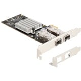 DeLOCK PCI Express x1 zu 2 x SFP Slot Gigabit LAN i350, LAN-Adapter 