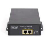 Digitus Gigabit Ethernet PoE++ Injektor 802.3at, 95 W, PoE-Injektor schwarz