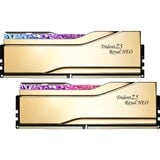 G.Skill DIMM 32 GB DDR5-8000 (2x 16 GB) Dual-Kit, Arbeitsspeicher gold, F5-8000J3848H16GX2-TR5NG, Trident Z5 Royal Neo, AMD EXPO