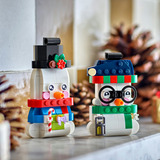 LEGO 40812 Seasonal Deko-Schneemänner, Konstruktionsspielzeug 