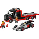 LEGO 60493 City F1 Truck mit Audi F1 Rennwagen, Konstruktionsspielzeug 