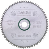 Metabo Kreissägeblatt "multi cut - professional", 254x30, Z80 FZ/TZ, 5° neg. für halbstationäre Kreissägen