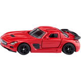 SIKU Mercedes-Benz SLS AMG Black Series, Modellfahrzeug rot/schwarz