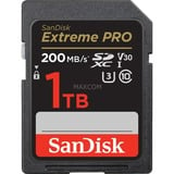 SanDisk Extreme PRO 1TB SDXC, Speicherkarte schwarz, UHS-I U3, Class 10, V30