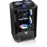 Thermaltake The Tower 250 Black, Tower-Gehäuse schwarz, Tempered Glass