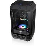 Thermaltake The Tower 250 Black, Tower-Gehäuse schwarz, Tempered Glass