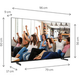 Thomson 43UG4S14, LED-Fernseher 109 cm (43 Zoll), schwarz, UltraHD/4K, Google TV, Triple-Tuner, HDR