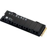 WD Black SN850X NVMe SSD 2 TB schwarz, PCIe 4.0 x4, NVMe, M.2 2280, Kühlkörper