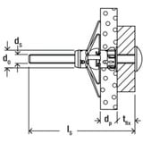 fischer Hohlraumdübel DuoHM 5x55 S TX 25 Stück, mit Panhead-Schraube
