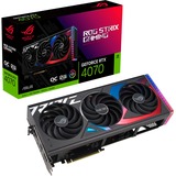 ASUS GeForce RTX 4070 ROG STRIX OC, Grafikkarte schwarz, DLSS 3, 3x DisplayPort, 1x HDMI 2.1
